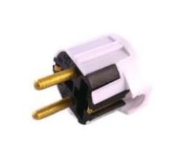 Вилка с защитным контактом бытовая