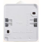 Выключатель 1-кл. ОП Этюд 10А IP44 10AX бел. SE BA10-041B