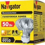Лампа галогенная 94 208 JCDRC 50Вт GU10 230В 2000h Navigator 94208