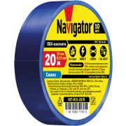 Изолента ПВХ 15мм (рул.20м) син. NIT-B15-20/B Navigator 71107