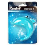 Светильник светодиодный NL-181 «Дельфин» 220В ночник с выкл. голуб. Camelion 12537