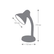 Светильник UF-301P С01 настол. 230В 60Вт бел. Ultraflash 12367
