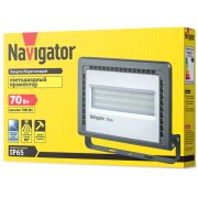 Прожектор светодиодный 14 148 NFL-01-70-6.5K-LED 70Вт 6500К IP65 5950лм черн. Navigator 14148