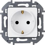 Розетка 1-м СП Inspiria 16А IP20 250В 2P+E немецк. стандарт механизм бел. IEK 673720