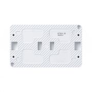 Розетка 2-м ОП AtlasDesign Profi54 16А IP54 250В с заземл. защ. шторки бел. SE ATN540126
