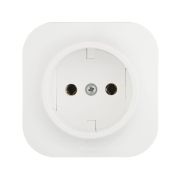 Розетка 1-м ОП Quteo 16А IP20 2P без заземл. без защ. шторок бел. IEK 782210