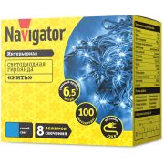 Гирлянда светодиодная 61 806 NGF-S01-100B-5-6.5m-230-C8-G-IP20 Navigator 61806