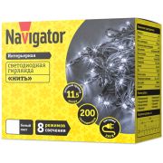 Гирлянда светодиодная 61 820 NGF-S01-200CW-5-11.5m-230-C8-G-IP20 Navigator 61820