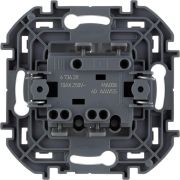 Выключатель 2-кл. Inspiria 10А IP20 250В 10AX механизм алюм. IEK 673622