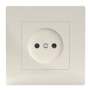 Розетка 1-м СП Pixel 16А IP20 без заземл. в сборе беж. TOKOV ELECTRIC TKE-PX-R1F-C02