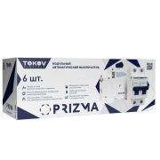 Выключатель автоматический модульный 2п C 6А 6кА PRIZMA TOKOV Electric TKE-PZ60-MCBI-2-6-C